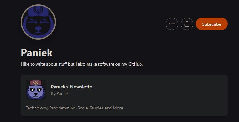 My Substack is Coming Soon page.